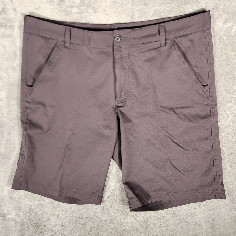 Fila Sport‎ Golf Shorts Mens 38 Gray Excellent Performance Flat Front Athletic